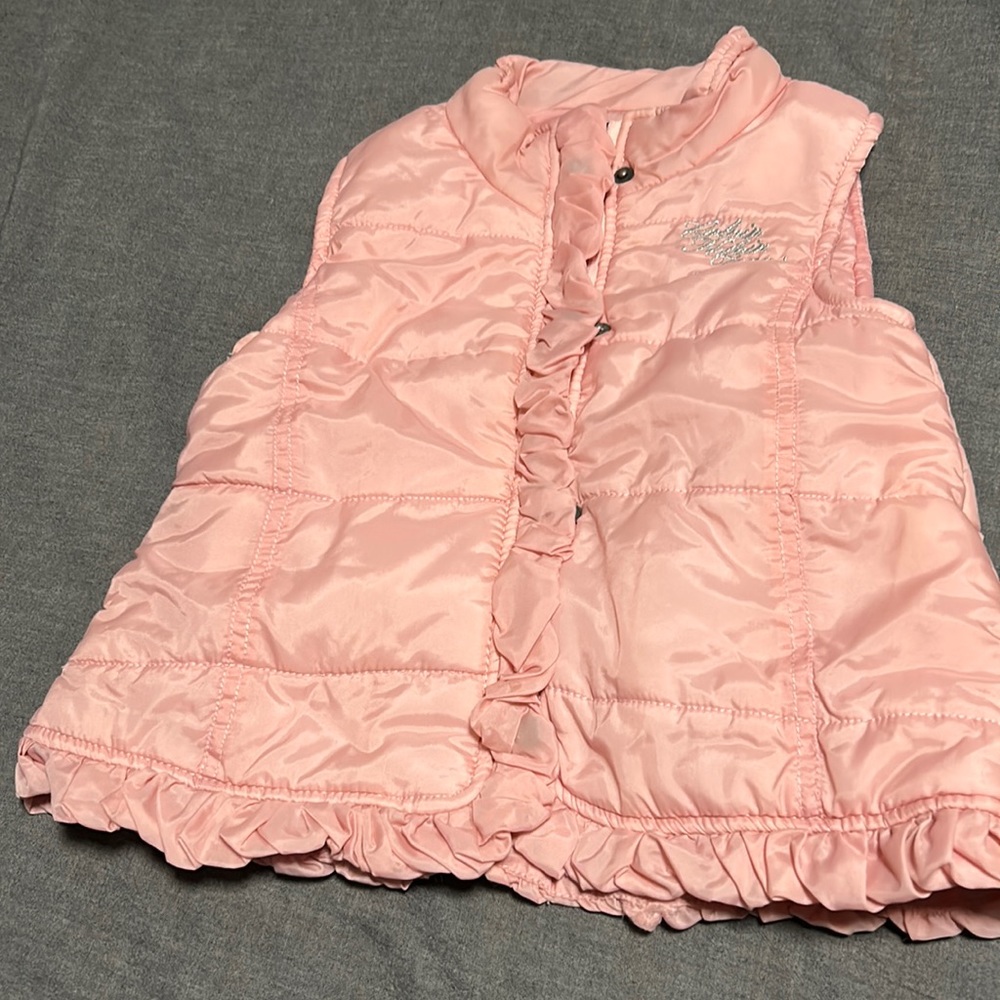 Calvin Klein vest with ruffles